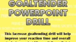 PowerPoint Drill  Lacrosse Goaltenders [upl. by Eniawd]