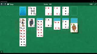 0802  classic solitaire  क्लासिक सॉलिटेयर  microsoft games 2024 games playing [upl. by Teevens]