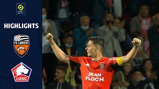 FC LORIENT  LOSC LILLE 2  1  Highlights  FCL  LOSC  20212022 [upl. by Nehtan]