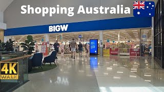 Big W Shopping Australia 🇦🇺 4K Walk Supermarket Tour [upl. by Eeraj]