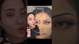 Trying Latina Makeup while Speaking Spanish 😱😮‍💨😭 [upl. by Idoux103]