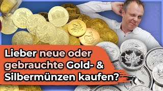 Lieber neue oder gebrauchte Gold und Silbermünzen kaufen [upl. by Gawen]