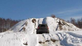 Land Rover Freelander 2  snow hill up 2MOV [upl. by Afihtan]