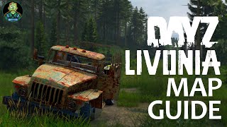 Livonia Loot Routes 1  DayZ Map Guide for Xbox PS4 amp PC [upl. by Ahsiekam]