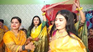 gotore holud o lagaiya Haldi night dance [upl. by Eixid]