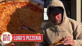 Barstool Pizza Review  Luigis Pizzeria Revere MA [upl. by Notyalc]