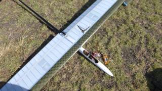 AVA Pro 4m Glider crash [upl. by Emsmus860]