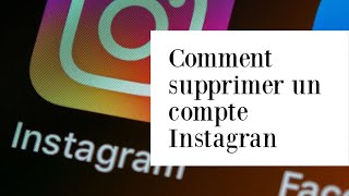 Comment supprimer son compte Instagram 2020 sur un PC [upl. by Ellevehs293]