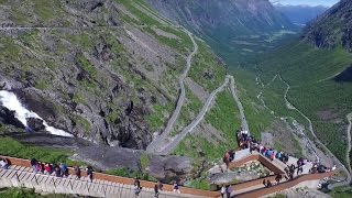 Trollstigen  Norwegen  Spektakuläre Gebirgsstraße grandiose Ausblicke [upl. by Anglo]