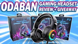 Odaban Gaming Headset Review  GIVEAWAY aka JAnkka F2 Gaming Headset [upl. by Orji]