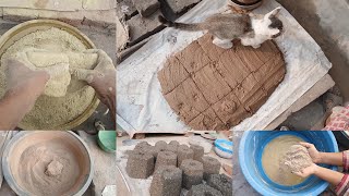 vlog crumbling powder play paste mixing 👍full satisfying 💆 plz subscribe 🙏 Maham vlogs [upl. by Atiuqel561]