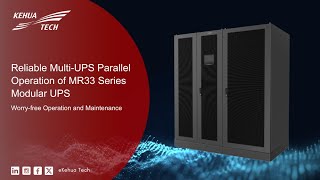 Reliable MultiUPS Parallel Operation of MR33 Modular UPS  Worryfree Operation and Maintenance [upl. by Kcinimod]