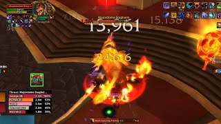 Majordomo Staghelm 10 HC Buffed version  Feral Druid  Cataclysm Classic Firelands [upl. by Burdelle177]