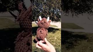 Longhorn Cow I made him Crochet is my happy place cowpokes cowgirls new crochet [upl. by Alejna29]