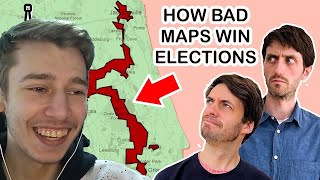 How bad maps win elections  Gerrymandering explained REACTION [upl. by Moore]