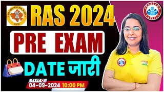 RPSC RAS New Vacancy 2024  RAS Exam Date 2024  RAS Pre Syllabus 2024  by Monika Mam [upl. by Nyl]