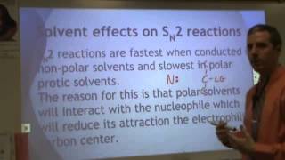 SN1 and SN2 reactions  mechanism and how to tell which will occur [upl. by Fuhrman]