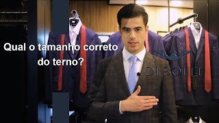 Qual o tamanho correto do terno Te explicamos neste vídeo  Di Sotti [upl. by Oisor]