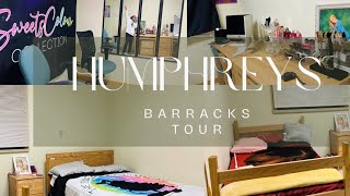 CAMP HUMPHREYS BARRACKS TOUR  E1  E6 BARRACKS LAYOUT  MY STUDIO LAYOUT [upl. by Ttemme]