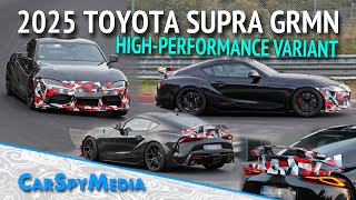 2025 Toyota Supra GRMN Prototype With Manual Gearbox Starts Testing At The Nürburgring [upl. by Claude76]