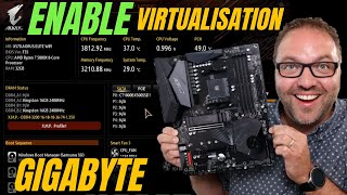 Enable Virtualisation on Gigabyte X570 Aorus Elite WiFi Motherboard SVM Mode in Bios [upl. by Revlis395]