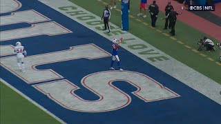 Josh Allen with a 11yard touchdown pass to Mack Hollins vs Arizona Cardinals [upl. by Crofoot]