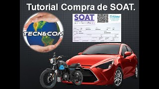 Tutorial Compra de SOAT [upl. by Einaffit672]