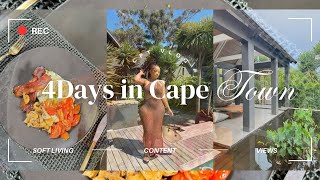 Travel Vlog Lets go to Cape Town  Influencer edition  Restaurants  Luxury Villa [upl. by Eylloh]