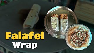 Famous Falafel Wrap Of Pushkar😱  Indian Street Food [upl. by Dirtsa840]