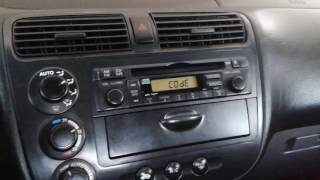 Como configurar rádio original Honda Civic [upl. by Narhem]