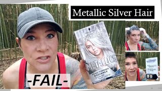 Schwarzkopf got2b Metallic Silver Hair Dye FAIL Why BLEACHING is a MUST [upl. by Tenaj]