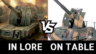 Basilisk Artillery Tank Warhammer 40K In Lore and On the Tabletop [upl. by Orv]