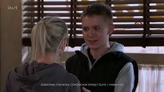 Max Confronts Lauren About Lying To Sabrina  Coronation Street Clip [upl. by Ednarb317]