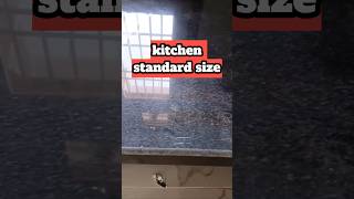 STANDARD KITCHEN DIMENSIONS IN INDIA  kitchen standard size  kitchen design shorts ytshorts [upl. by Philippe179]