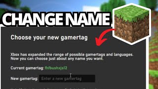 How To Change Username on Minecraft Microsoft Account  Change Gamertag [upl. by Caravette]