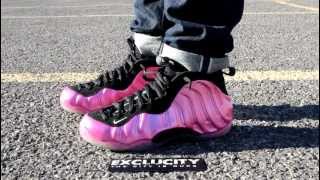 NIKE AIR FOAMPOSITE ONE quotPOLARIZED PINKquot  ON FEET EDITION  EXCLUCITY [upl. by Lapo]