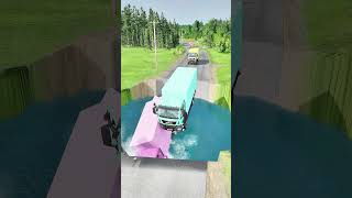 cargotruck truck pothole simulation shorts [upl. by Lilli168]