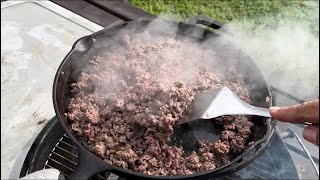 Venison taco meat Deer tacos HuntChef seasonings [upl. by Alban]