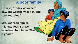 A poor family ❤️  🐷  Learn English through story  Graded reader  Level 2 [upl. by Sander]