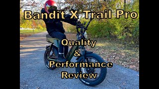 Bandit X Trail Pro Electric Bike Quality Performance amp Feature Review [upl. by Madian]