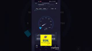 Bsnl 3G4G network speed test shortsfeed bsnl bsnlnetwork [upl. by Eissert]