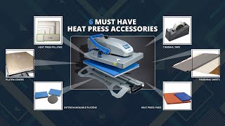 6 Must Have Heat Press Accessories [upl. by Prasad]