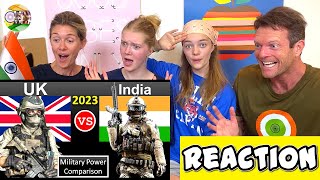 INDIA vs UK MILITARY POWER COMPARISON REACTION  BigAReact [upl. by Akitan]