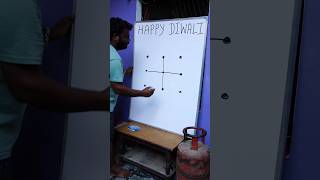 9 dots  Easy Diwali Rangoli Design for beginners  Happy Diwali 🪔 Rangoli shorts [upl. by Caldeira432]