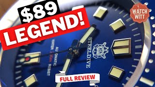 STEELDIVE SD1970 Review  89 Automatic Dive Watch Legend [upl. by Ahseyt]