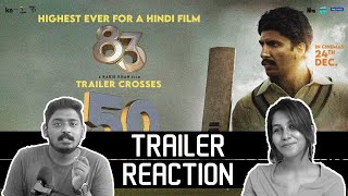 83 Official Trailer Reaction  Ranveer Singh  Kabir Khan  IN CINEMAS 24TH DEC  Unni amp Viya [upl. by Hajin69]