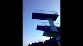 Kopfsprung 10 Meter Turm Brunn  Splashdiving [upl. by Notserk276]