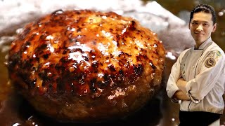 Recette de steak haché japonais hamburg [upl. by Ecnarret]