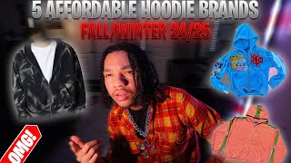 5 AFFORDABLE HOODIE BRANDS YOU NEED TO KNOW FOR FALLWINTER [upl. by Locke]