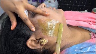 Full Face wax  how to remove facial hairs facewax [upl. by Brok]